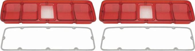 AMD Tail Lamp Lenses without Black Trim, LH/RH Pair, 71 Road Runner GTX K-MB2139