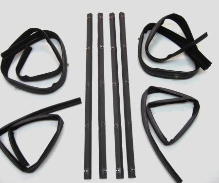 Fairchild Industries Belt Weatherstrip--Window Channel Kit, Front Upper & Division Bar Inner & Outer Driver Side & Passenger Side KD1001A