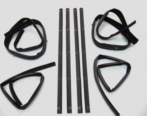 Fairchild Industries Belt Weatherstrip--Window Channel Kit, Front Upper & Division Bar Inner & Outer Driver Side & Passenger Side KD1001A