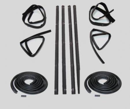 Fairchild Industries Belt Weatherstrip--Window Channel--Door Seal Kit, Front Upper & Division Bar Inner & Outer Driver Side & Passenger Side KD1001-10