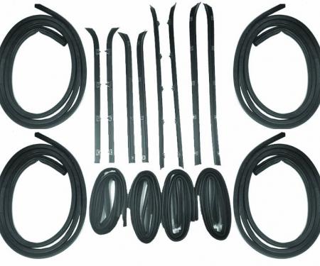 Fairchild Industries Belt Weatherstrip and Window Channel Kit, Front, Rear, Inner, Outer Left and Right KG1009-16