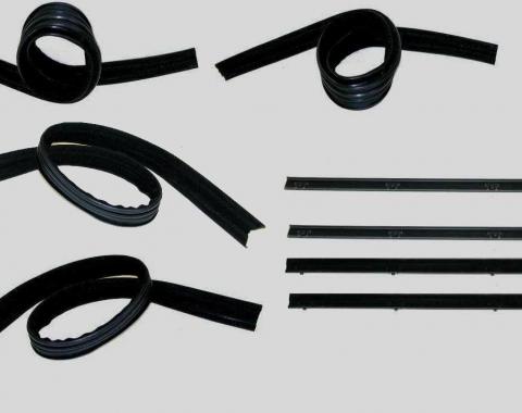 Fairchild Industries Belt Weatherstrip--Window Channel Kit, Front Upper & Division Bar Inner & Outer Driver Side & Passenger Side KD1003B