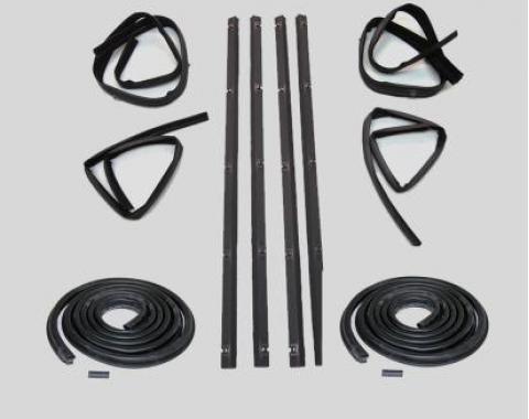 Fairchild Industries Belt Weatherstrip--Window Channel--Door Seal Kit, Front Upper & Division Bar Inner & Outer Driver Side & Passenger Side KD1001-10