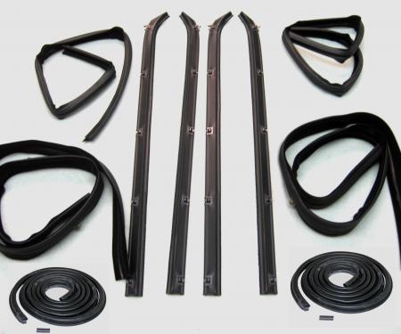 Fairchild Industries Belt Weatherstrip--Window Channel--Door Seal Kit, Front Upper & Division Bar Inner & Outer Driver Side & Passenger Side KD1002-10A