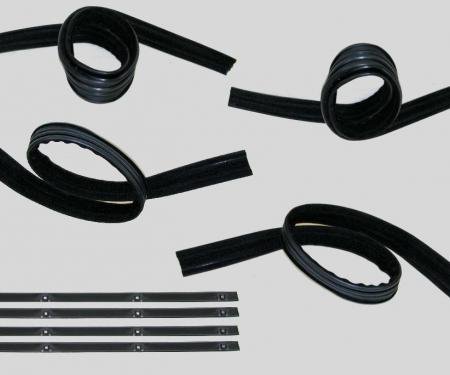 Fairchild Industries Belt Weatherstrip--Window Channel Kit, Front Upper & Division Bar Inner & Outer Driver Side & Passenger Side KD1003A