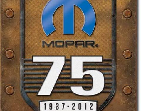 Tin Sign, MOPAR - 75th Anniversary