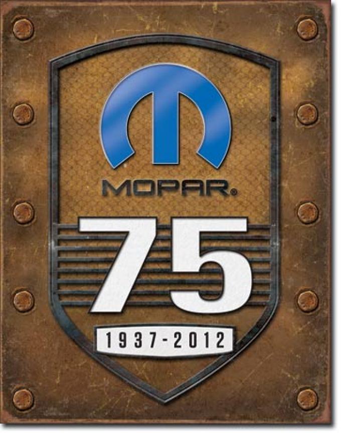 Tin Sign, MOPAR - 75th Anniversary