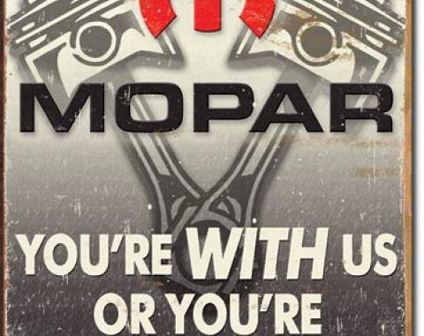 Tin Sign, Mopar - Behind Us