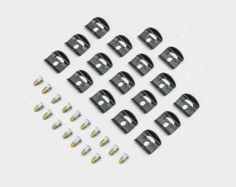 Detroit Muscle Technologies Mopar B Body 69 Coronet Rear Window Reveal Trim Clip Set BCO6969TC02-C8044