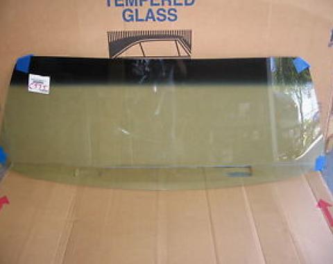 Dodge Challenger, Plymouth Barracuda Windshield Glass, 2 Door Hardtop & Convertible, 1970-1974 | Tinted