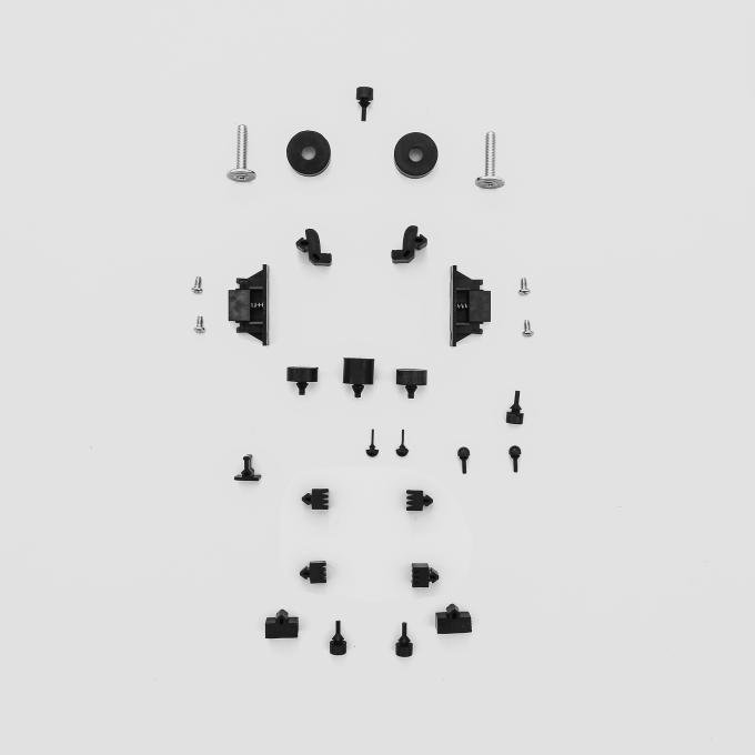 Detroit Muscle Technologies Mopar B Body 71 Charger Coronet Body Bumper Set with Hood Wedges BBK6W BCH7171BB01-BBK6W