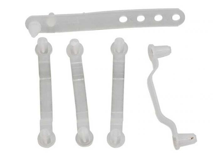 AMD Under Hood Strap Kit, 67-69 Dart Barracuda Valiant; 64-69 Polara F-USK01