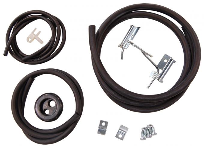 AMD Windshield Washer Hose Kit, 67-74 Dodge Plymouth A-Body w/ Manual Pump F-WWK9