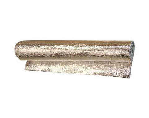 Insulation Sheet, Jute Fiber With Reflective Foil Bonded On Both Sides, 48 X 72 X 5/16 Thick, Cut to Fit