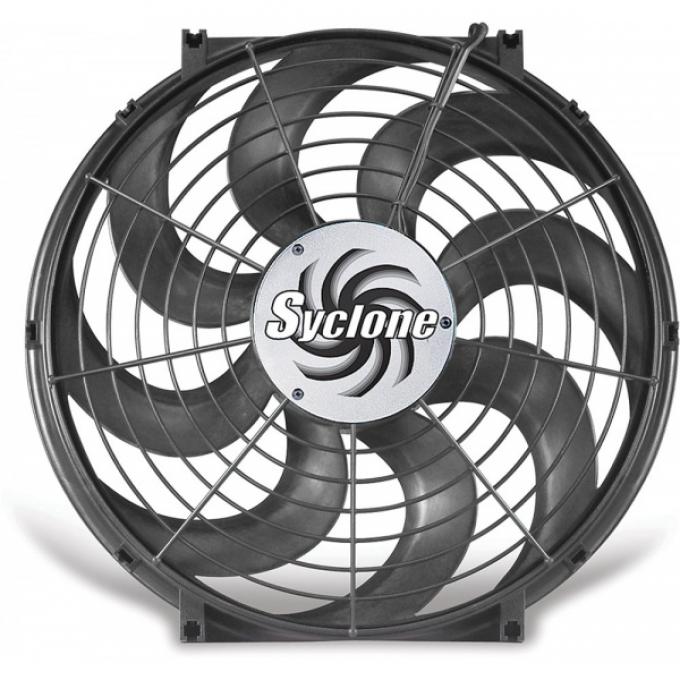 Cooling Fan, Electric, Universal, Single, 2500 CFM, S-Blade, Syclone, Flex-a-lite