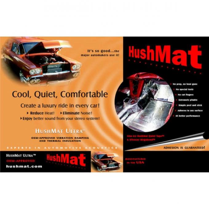 Hushmat Ultra Insulation, Door, Firewall, Trunk, Or Roof, For Camaro, 1993-2002