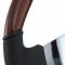 Volante S6 Sport Steering Wheel, Wood and Black Leather with Chrome Center, 3 Spoke