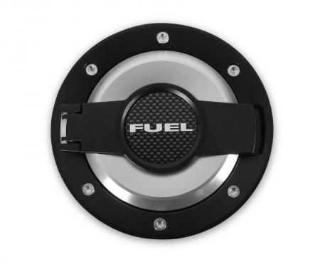 Drake Muscle 2008-2020 Dodge Challenger 2008-13 Challenger Fuel Door Assembly (Black) MO-210001