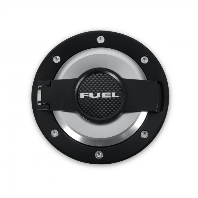 Drake Muscle 2008-2020 Dodge Challenger 2008-13 Challenger Fuel Door Assembly (Black) MO-210001