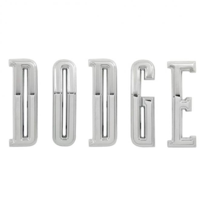 Trim Parts 65 Dodge Coronet 2/4-Door Trunk Letters "DODGE", Set MP3190