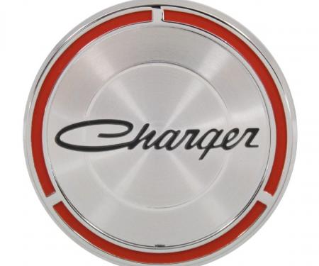 Trim Parts 70 Charger Black and Red Door Pad Emblem, "Charger", Each MP5611