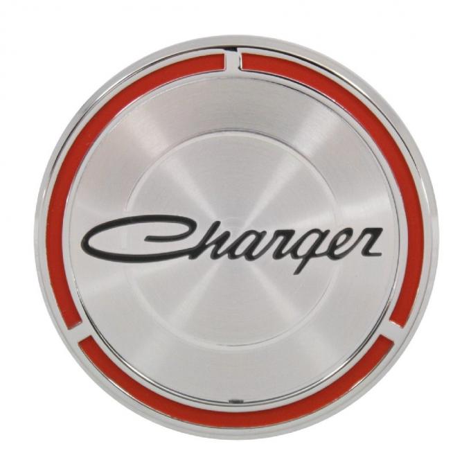 Trim Parts 70 Charger Black and Red Door Pad Emblem, "Charger", Each MP5611