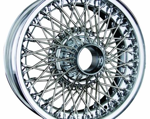 Dayton Wire Wheel -Jaguar-E-Type I, 3.8 Saloon-Tubeless-15x5-72-Chrome D455CTL