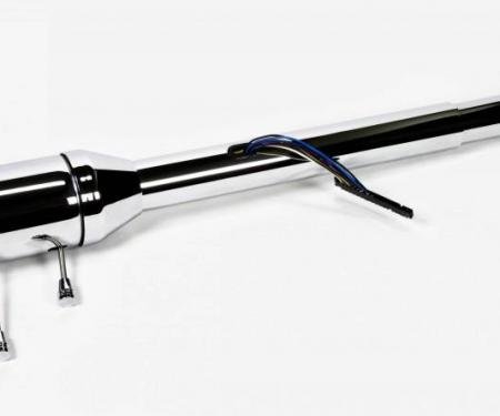 ididit Universal 35" Right Hand Drive, Collapsible Tilt Floor Shift, Chrome Plate 1250350020