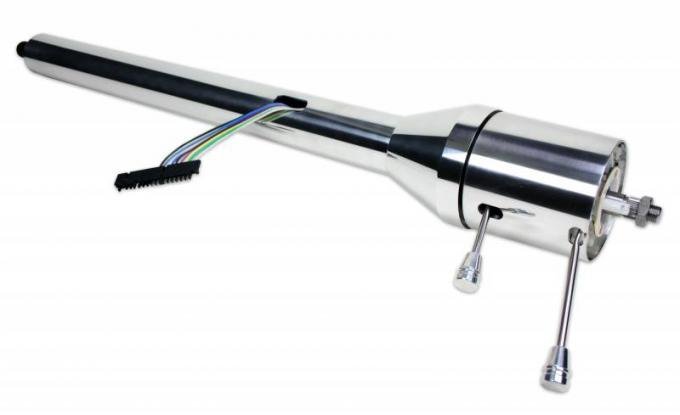 ididit Universal 35" Tilt Floor Shift, Polished Aluminum 1030350040