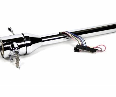 ididit Universal 28" Tilt Floor Shift w/Ignition, Chrome Plate 1520280020