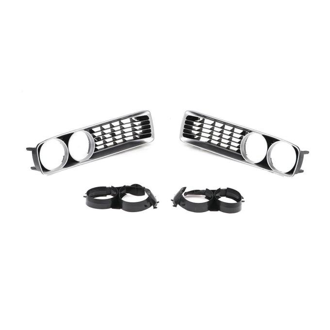 AMD Grille Set, Silver, 5pcs, 72 Charger X150-2472-S