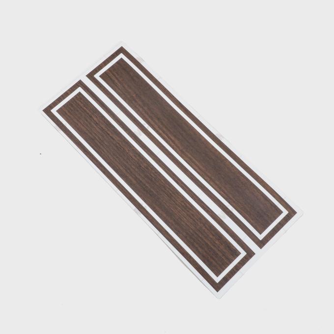 Detroit Muscle Technologies Mopar B Body 71-74 Charger SE Door Insert Overlay - WALNUT Woodgrain BCH7174OL50-WALNUT