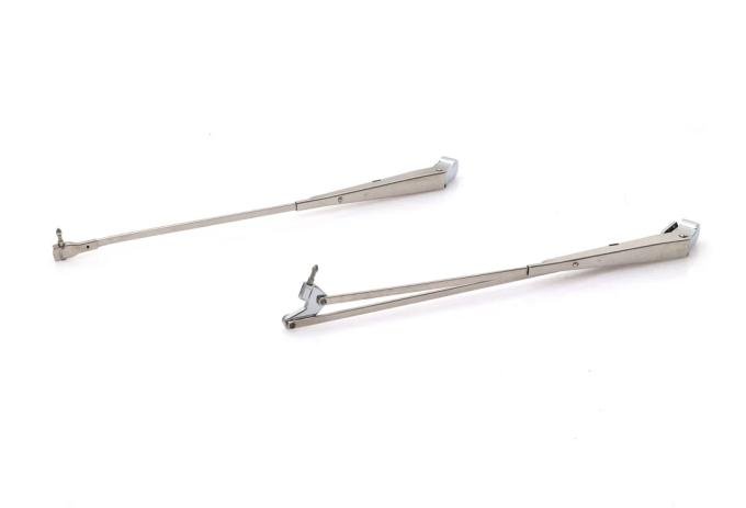AMD Wiper Arms, Silver Pair, 70-74 Barracuda Challenger X382-1570-2P