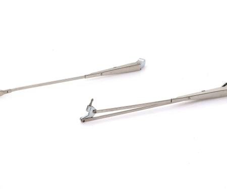 AMD Wiper Arms, Silver Pair, 70-74 Barracuda Challenger X382-1570-2P
