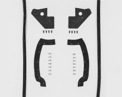 Detroit Muscle Technologies Mopar A Body 70-72 Dart, 71-72 Demon MEGA Splash Shield Set - Manual ADA7072SS91