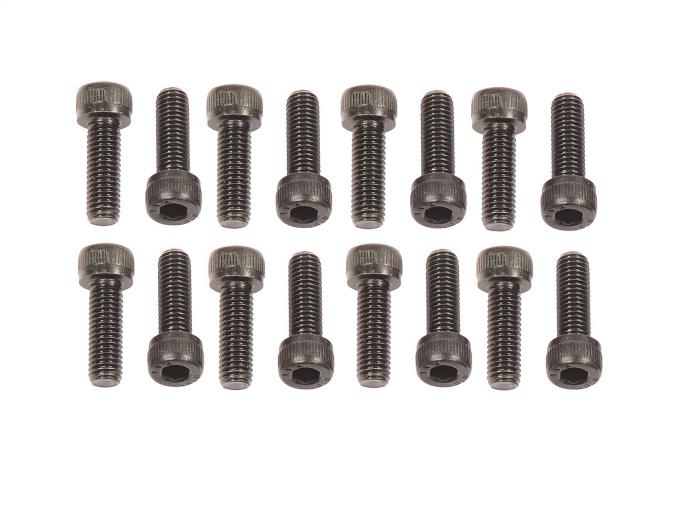 Mr. Gasket Header Bolts, M8-1.25 X 25mm Socket Head, Black Oxide 978G