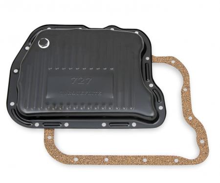 Mr. Gasket Transmission Oil Pan, Black Steel 9745BMRG