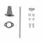 Mr. Gasket Air Cleaner, 14 Inch Diameter X 2-1/4 Inch Tall, Chrome 1480