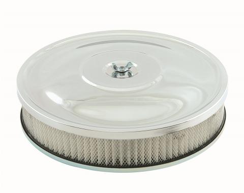 Mr. Gasket Air Cleaner -10 Inch X 2 Inch Chrome 9798