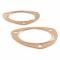 Mr. Gasket Copper Seal Collector Gaskets -Pair 7177C