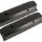 Mr. Gasket Fabricated Aluminum Valve Covers, Black Finish 6865BG