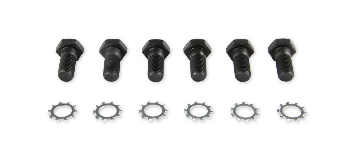 Mr. Gasket Flywheel Bolts, Chevrolet Small & Big Block, 90 Degree V6