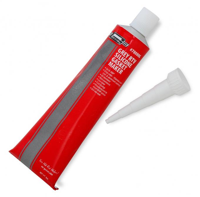 Mr. Gasket Silicone RTV, Grey, 3 Oz. Tube 78080G