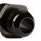 Mr. Gasket Straight -6 an to 3/8 Inch NPT Adapter, Black 481666-BL