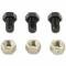 Mr. Gasket Torque Converter to Flexplate Bolts, 3/8-24 X 5/8 Inch, 3 Per Set 6716