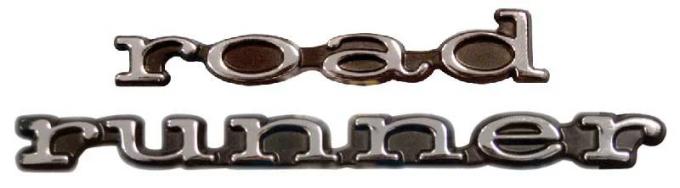 AMD Door Emblem Set, Road Runner, 69 Plymouth Roadrunner 999-1469-51SK