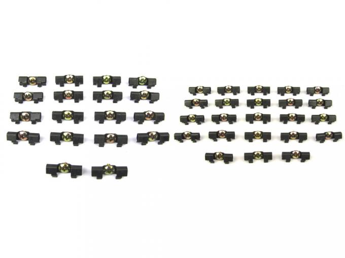 Precision Fits 2 and 4 door hardtop and sedan models - Molding Clip Kit, Windshield and Rear Window Kits MCK-3740-62