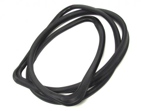 Precision Sedan models - Rear Window Self-locking Weatherstrip Seal, Works With Chrome Trim That Inserts into Body Clips WCR DB3158