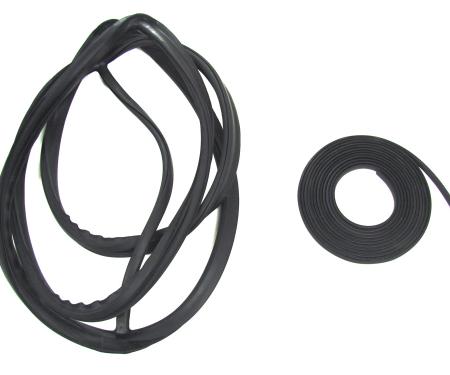 Precision Windshield Weatherstrip Seal With Trim Groove for lockstrip WCR D2507 S