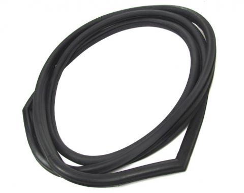 Precision 2Dr Hardtop Models - Rear Window Weatherstrip Seal, Works With Chrome Trim That Inserts into Body Clips WCR DB3216